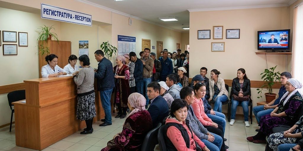 吉爾吉斯醫院服務特權：在門庭若市的大廳中享有秩序與尊嚴