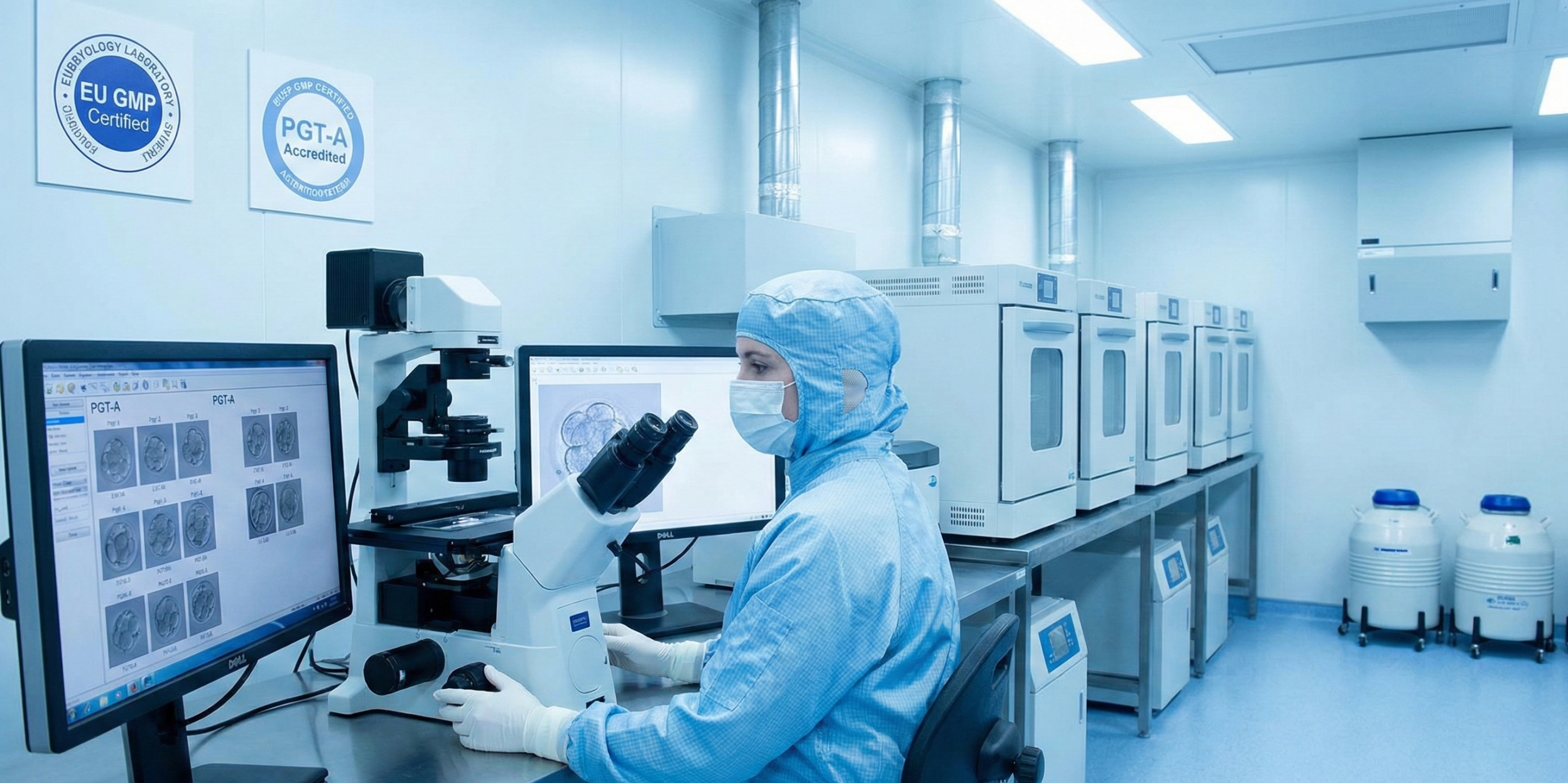 吉爾吉斯代孕醫院的高規格試管嬰兒實驗室